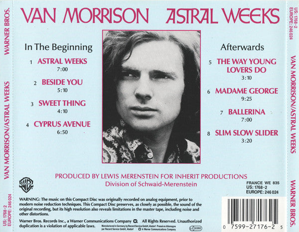 Van Morrison ~ Astral Weeks (Vinyl) - Djungel & Jazz