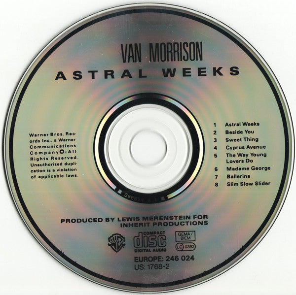 Van Morrison ~ Astral Weeks (Vinyl) - Djungel & Jazz