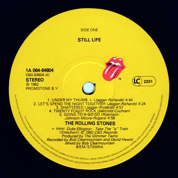 Rolling Stones* : Still Life (American Concert 1981) (LP, Album, Gat)