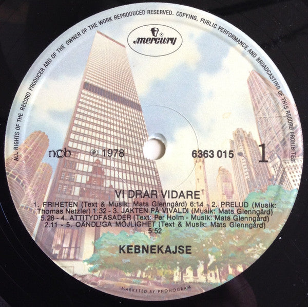 Kebnekajse ~ Vi Drar Vidare (Vinyl) - Djungel & Jazz