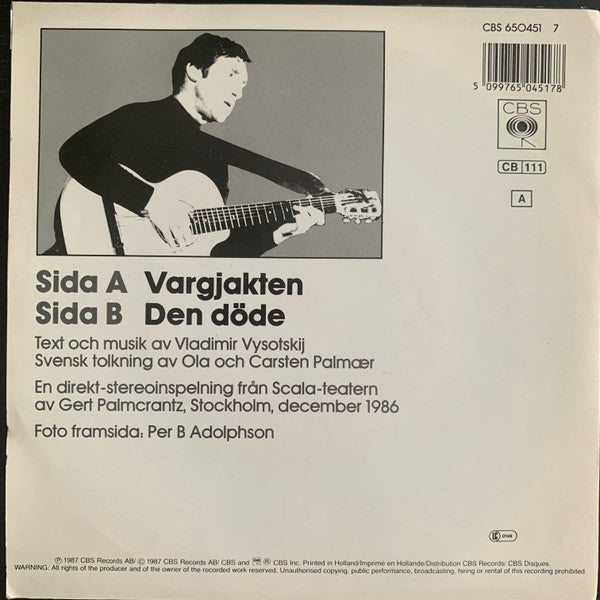 Fria Proteatern ~ Vargjakten / Den Döde (Vinyl) - Djungel & Jazz