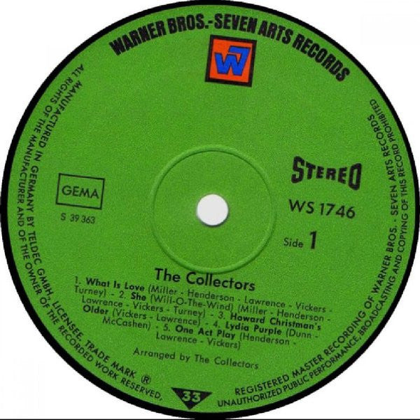 The Collectors (4) : The Collectors (LP, Album)