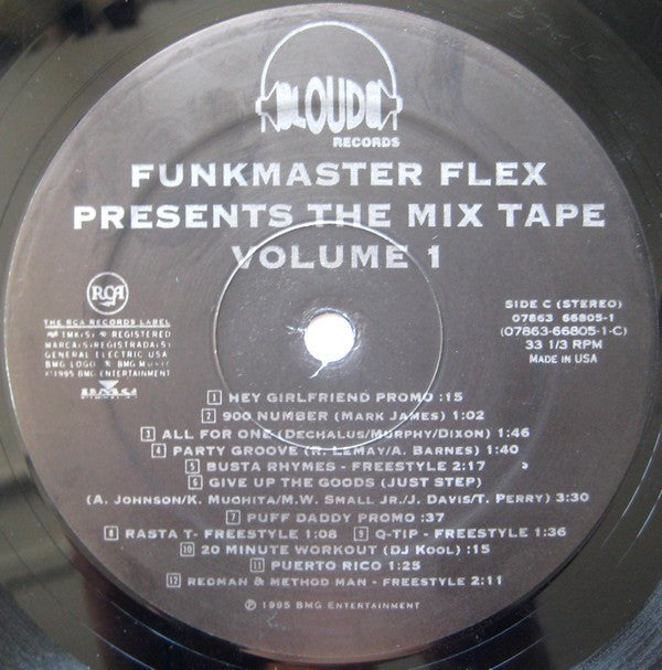 Funkmaster Flex : The Mix Tape Volume 1 (60 Minutes Of Funk) (2xLP, Mixed, Mixtape)