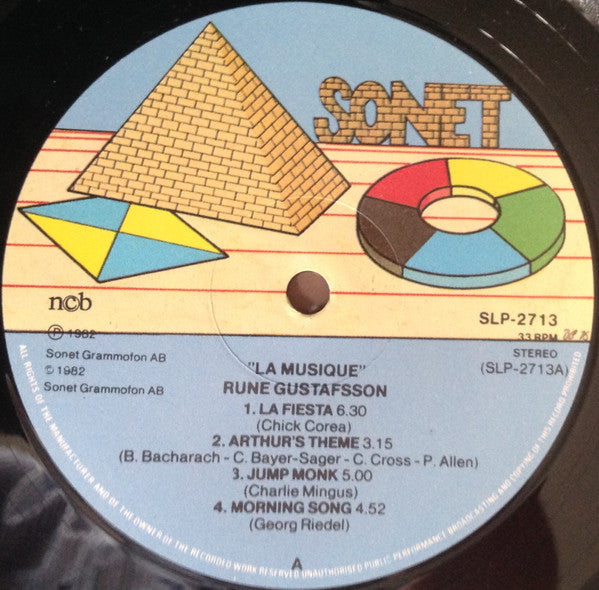 Rune Gustafsson ~ La Musique (Vinyl) - Djungel & Jazz