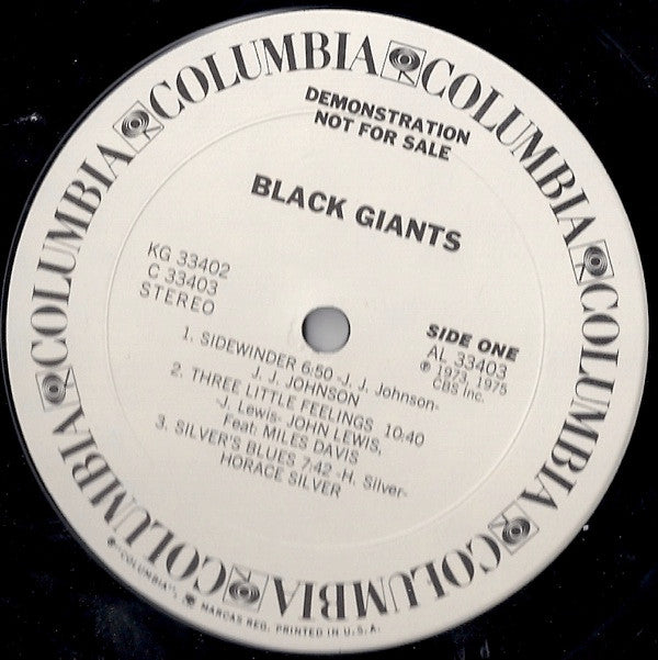 Various ~ Black Giants (Vinyl) - Djungel & Jazz