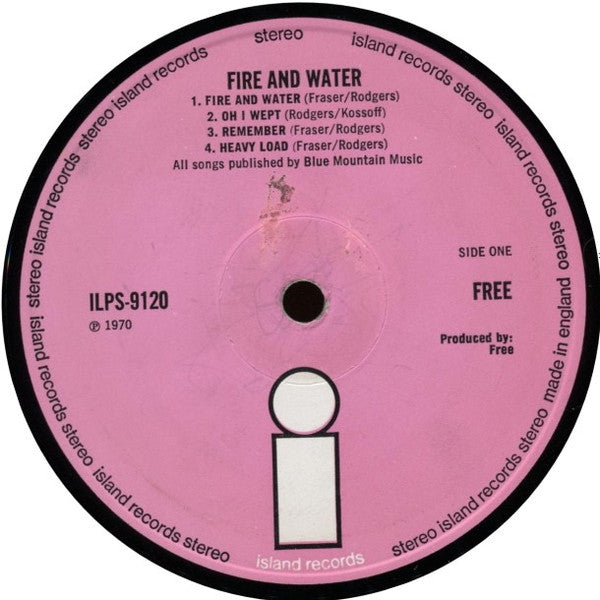 Free ~ Fire And Water (Vinyl) - Djungel & Jazz