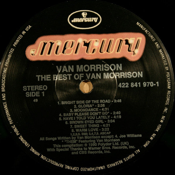 Van Morrison ~ The Best Of Van Morrison (Vinyl) - Djungel & Jazz