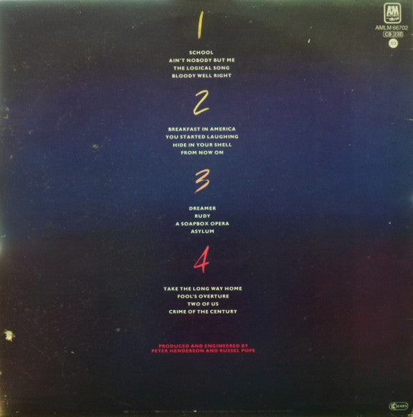 Supertramp : Paris (2xLP, Album)