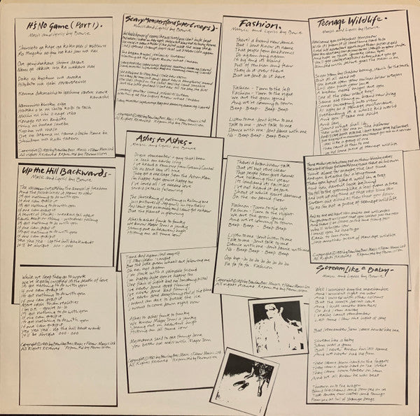 David Bowie ~ Scary Monsters (Vinyl) - Djungel & Jazz