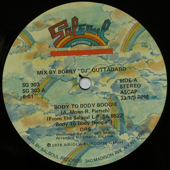 O.R.S. (Orlando Riva Sound) : Body To Body Boogie (12")