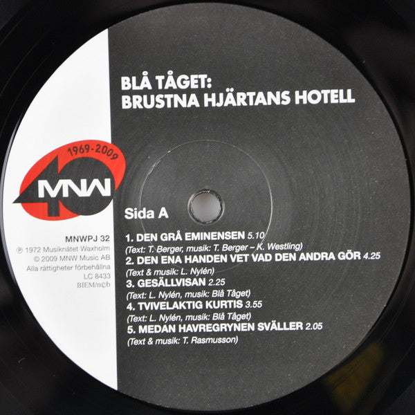 Blå Tåget ~ Brustna Hjärtans Hotell (Vinyl) - Djungel & Jazz