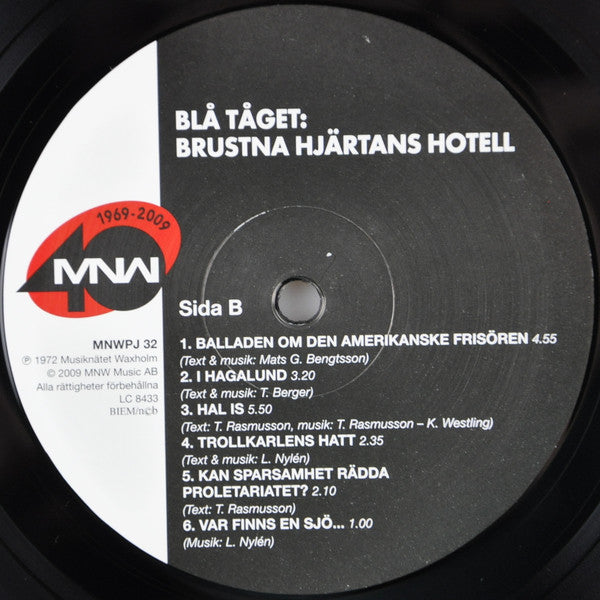 Blå Tåget ~ Brustna Hjärtans Hotell (Vinyl) - Djungel & Jazz