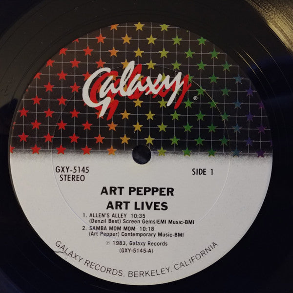 Art Pepper : Art Lives (LP, Album, M/Print, Pit)