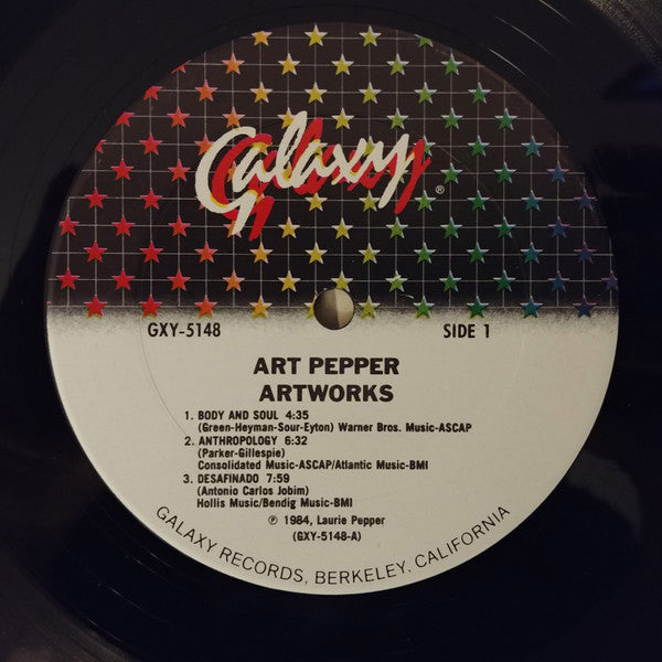 Art Pepper : Artworks (LP, Album, Pit)