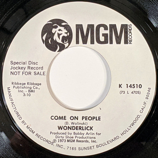 Wonderlick ~ Hey, Joe / Come On People (Vinyl) - Djungel & Jazz