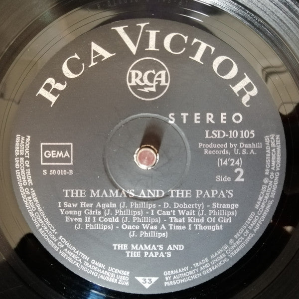 The Mamas & The Papas ~ The Mamas & The Papas (Vinyl) - Djungel & Jazz