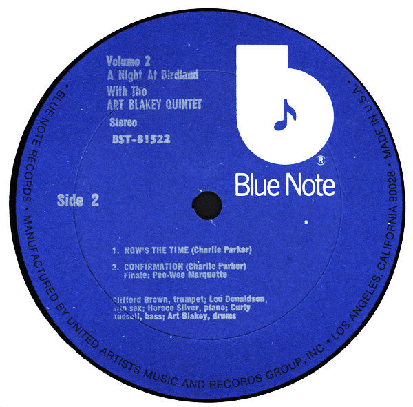 Art Blakey Quintet : A Night At Birdland, Volume 2 (LP, Comp, RE)