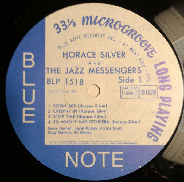 Horace Silver And Art Blakey & The Jazz Messengers : Horace Silver And The Jazz Messengers (LP, Comp, Mono, RE)