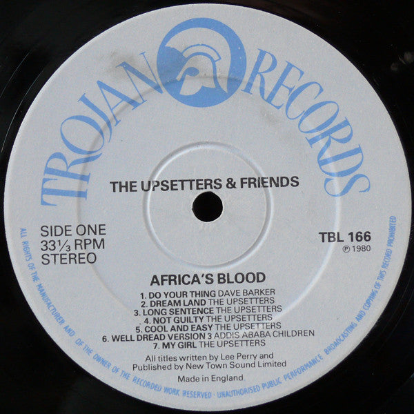 Lee Perry : Africa's Blood (LP, Album, RE)