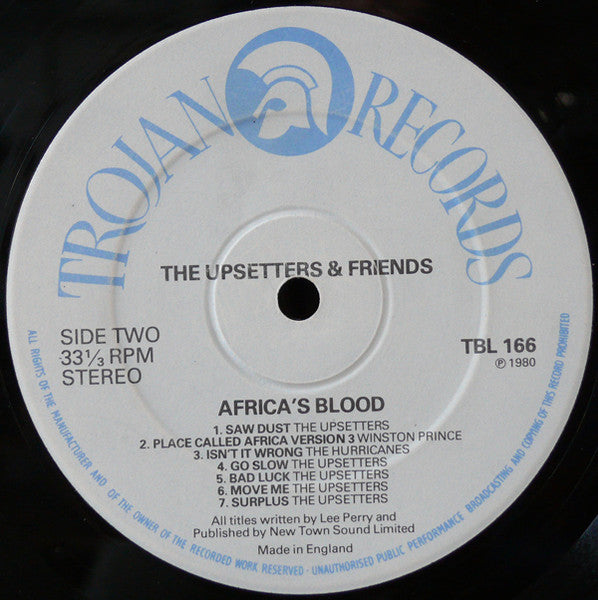 Lee Perry : Africa's Blood (LP, Album, RE)