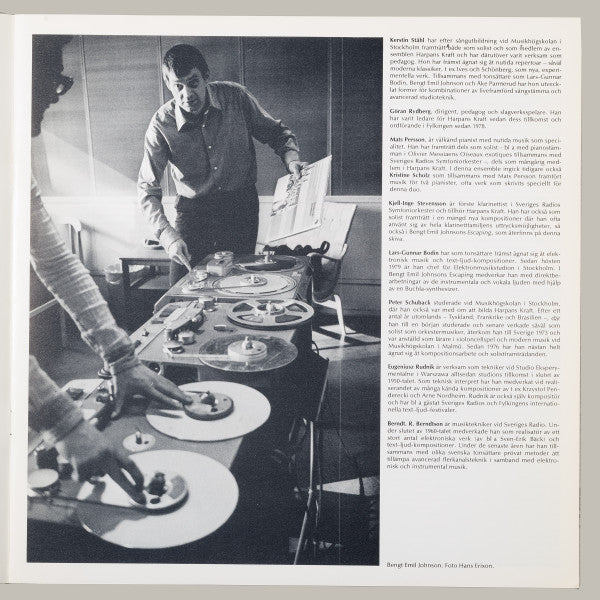 Bengt Emil Johnson : In Time / Vittringar / Escaping (LP)