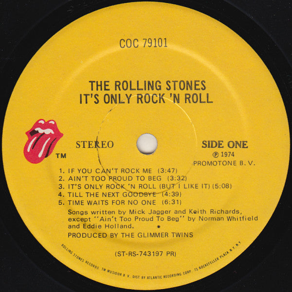 The Rolling Stones ~ It's Only Rock 'N Roll (Vinyl) - Djungel & Jazz