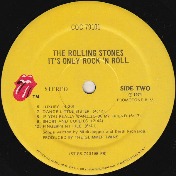 The Rolling Stones ~ It's Only Rock 'N Roll (Vinyl) - Djungel & Jazz