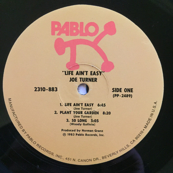 Joe Turner ~ "Life Ain´t Easy" (Vinyl) - Djungel & Jazz