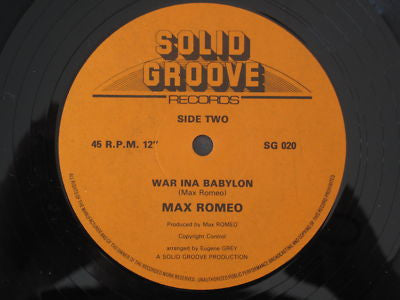 Max Romeo : Wet Dream / War Ina Babylon  (12")