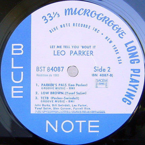 Leo Parker ~ Let Me Tell You 'Bout It (Vinyl) - Djungel & Jazz