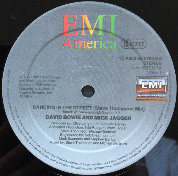 David Bowie And Mick Jagger ~ Dancing In The Street (Vinyl) - Djungel & Jazz