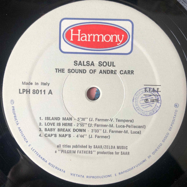 Andre Carr ~ Salsa Soul - The Sound Of Andre Carr (Vinyl) - Djungel & Jazz