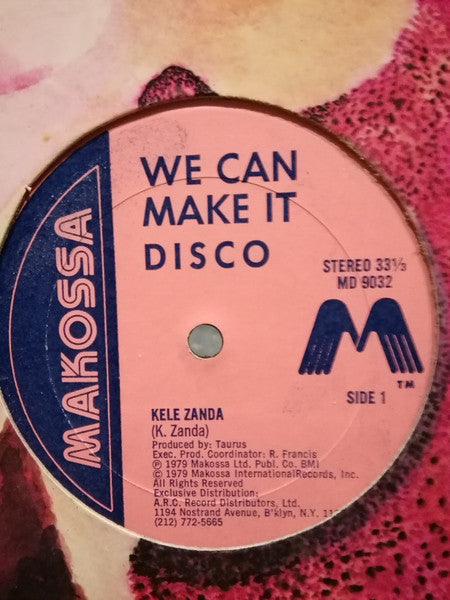 Kele Zanda : We Can Make It Disco (12")