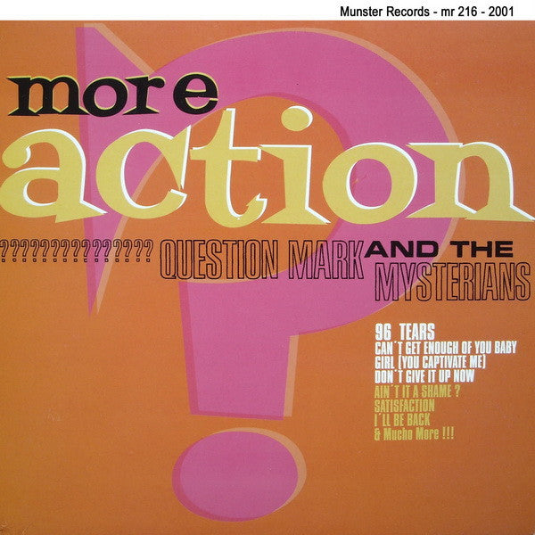 Question Mark & The Mysterians* : More Action (LP, Album)