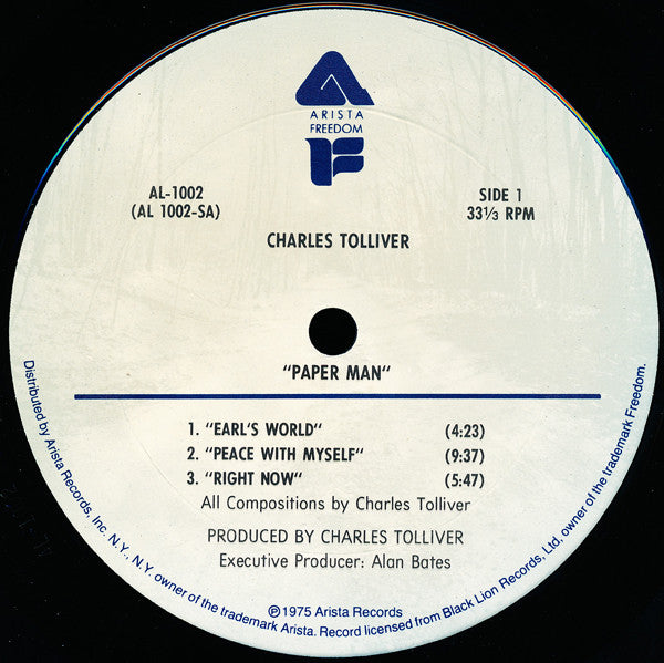 Charles Tolliver : Paper Man (LP, Album, RE, CTH)