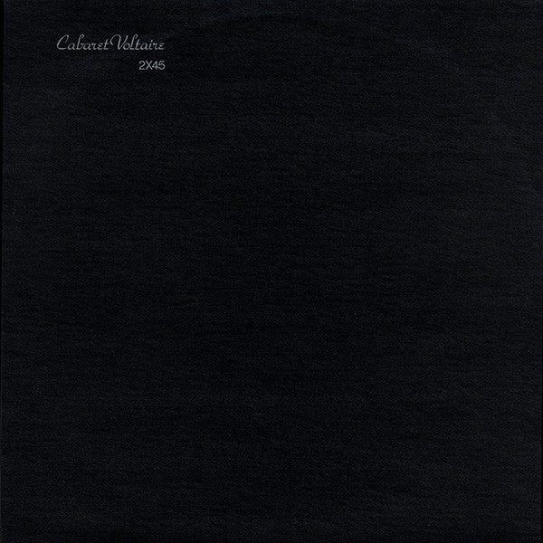 Cabaret Voltaire : 2X45 (2x12", Album)