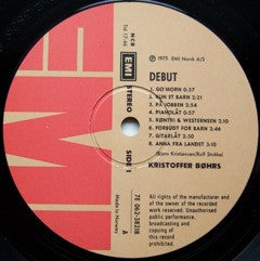 Kristoffer Børs ~ Debut (Vinyl) - Djungel & Jazz