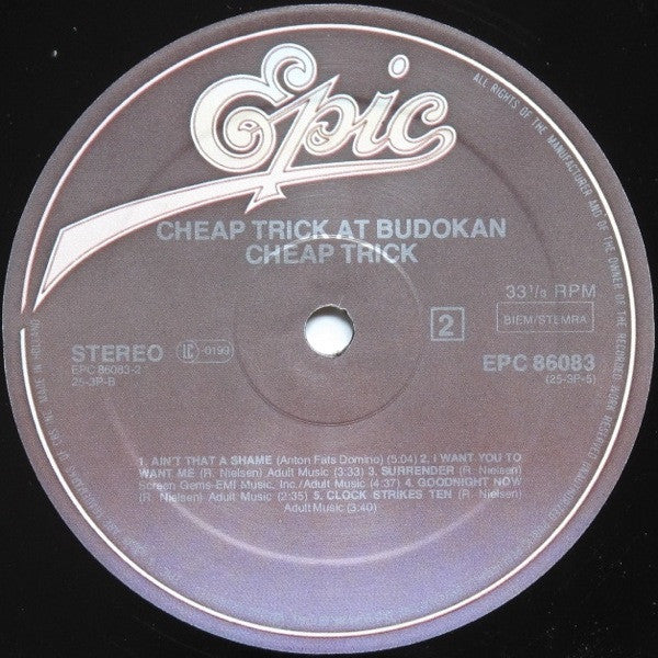 Cheap Trick ~ Cheap Trick At Budokan (Vinyl) - Djungel & Jazz