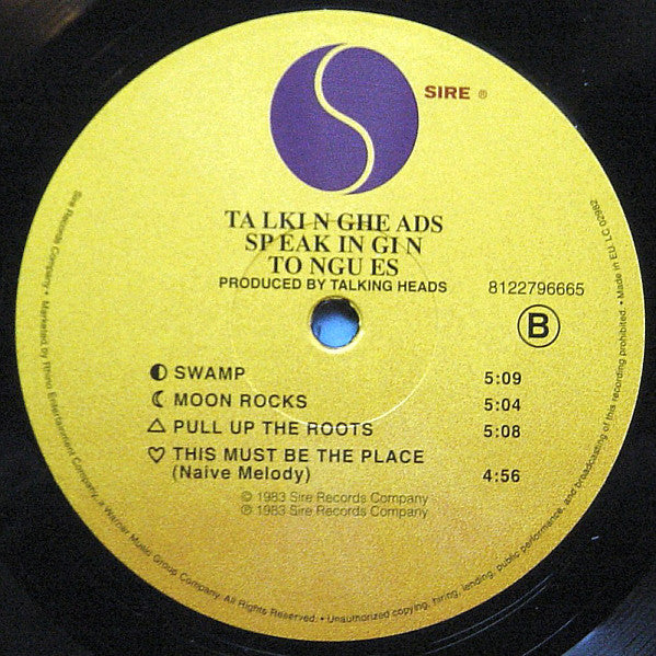 Talking Heads ~ Speaking In Tongues (Vinyl) - Djungel & Jazz