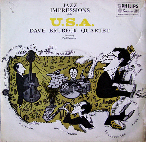 The Dave Brubeck Quartet ~ Jazz Impressions Of The U.S.A. (Vinyl) - Djungel & Jazz