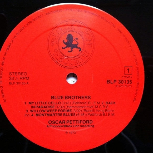 Oscar Pettiford ~ Blue Brothers (Vinyl) - Djungel & Jazz