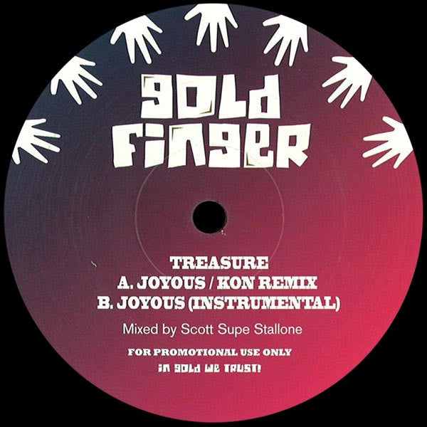 Treasure* : Joyous (12", Promo, Unofficial)