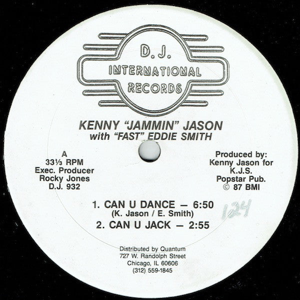 Kenny "Jammin" Jason With "Fast" Eddie Smith ~ Can U Dance (Vinyl) - Djungel & Jazz
