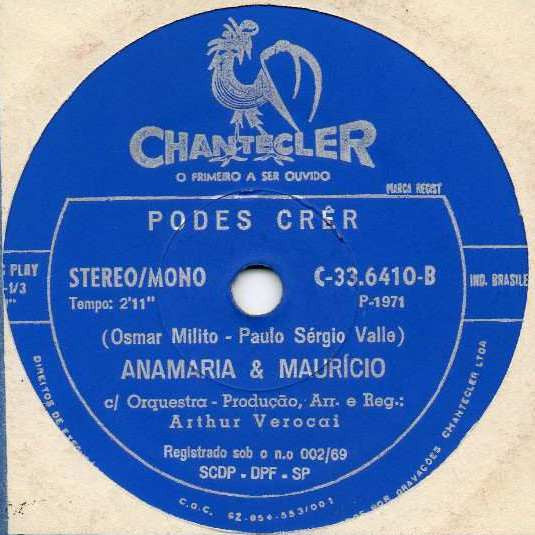 Anamaria & Mauricio : Se Ajoelhou Tem Que Rezar  (7", Single)