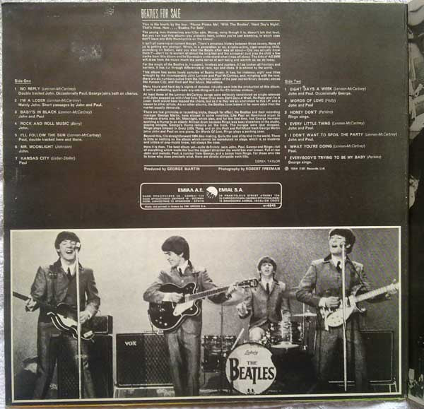 The Beatles : Beatles For Sale (LP, Album, RE, RP, Gat)