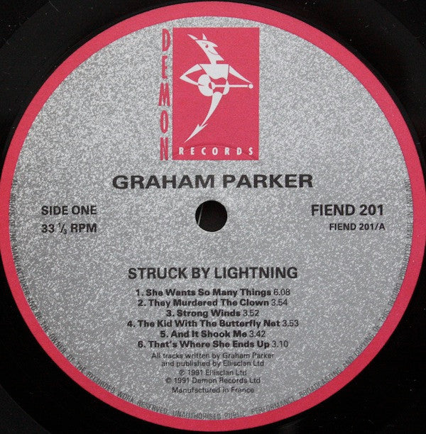 Graham Parker ~ Struck By Lightning (Vinyl) - Djungel & Jazz