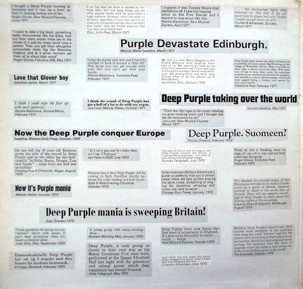 Deep Purple ~ Who Do We Think We Are (Vinyl) - Djungel & Jazz