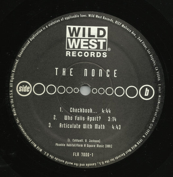 The Nonce : The Sight Of Things (12", EP)