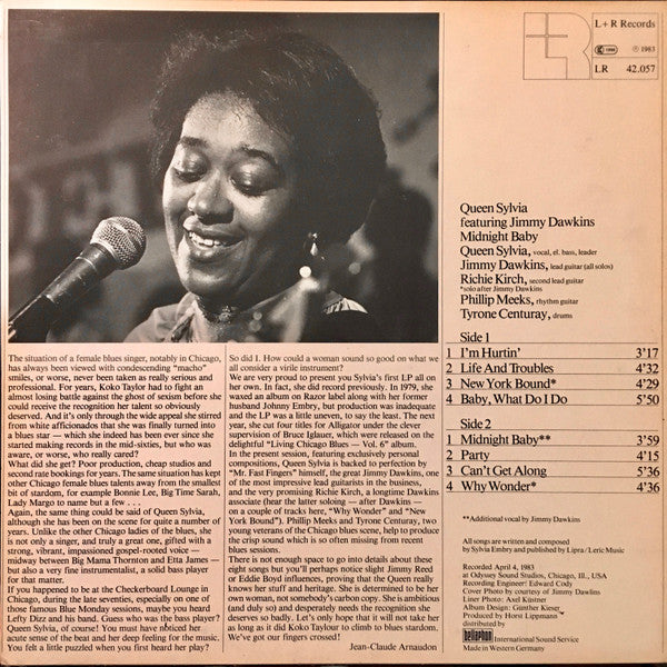 Queen Sylvia Embry ~ Midnight Baby (Vinyl) - Djungel & Jazz