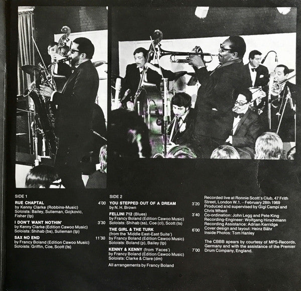 Kenny Clarke Francy Boland And The Band* : Live At Ronnie's ; Album 2 ; Rue Chaptal (LP, Album, Gat)